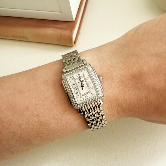 MICHELE Deco Madison Mini Stainless Steel - NEEDS BATTERY - Picture 9 of 11
